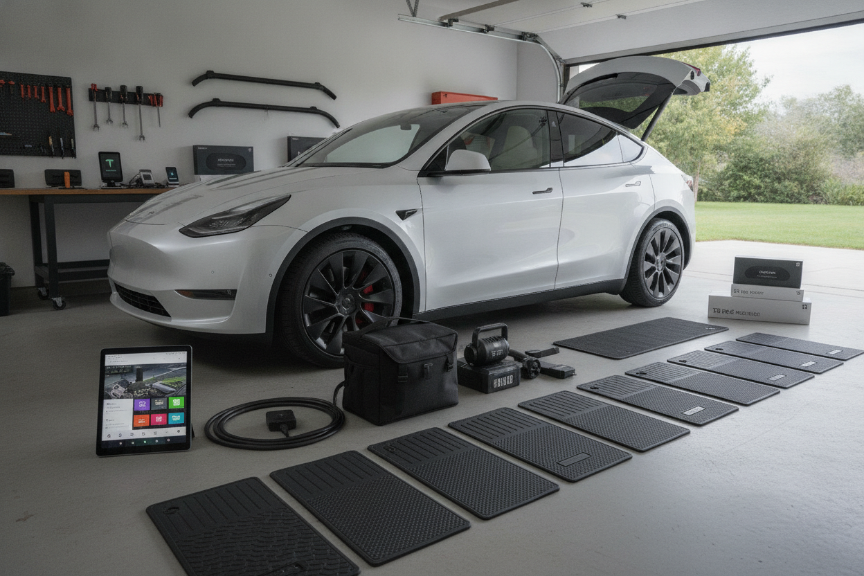 Optimera din elbil: De bästa tillbehören till Tesla Model Y